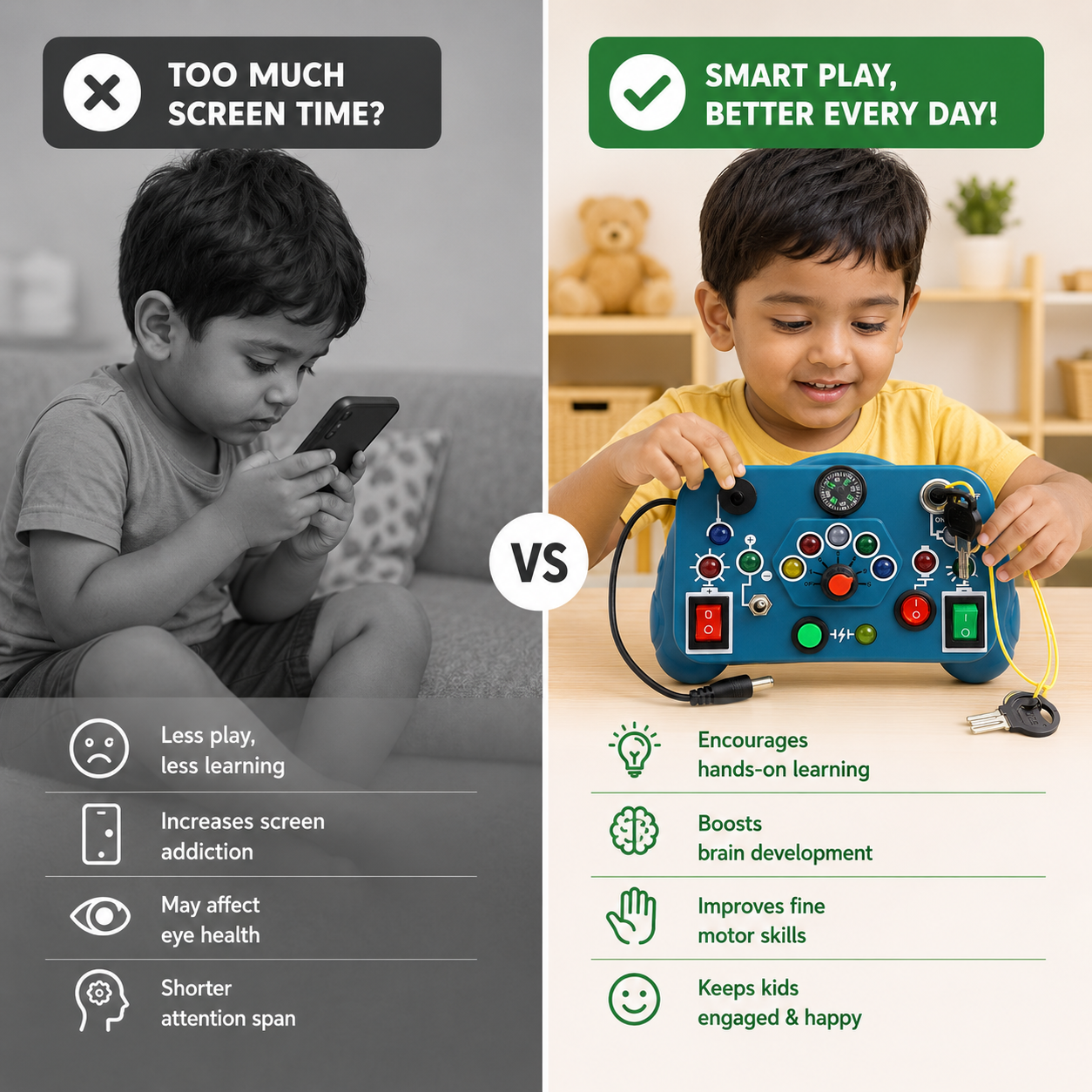 Montessori Busy Board