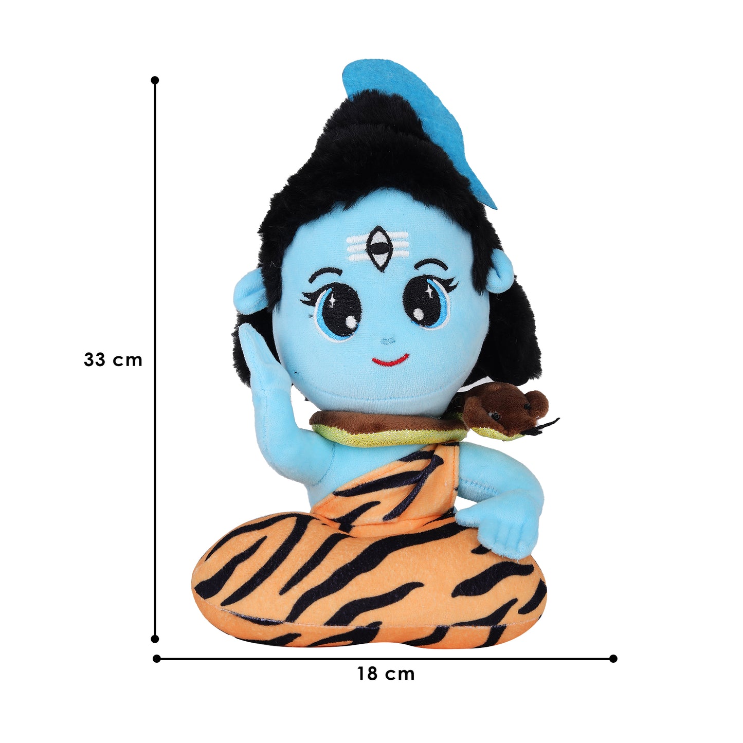 Mantra Singing Baby Shiva God Soft Toy – Musical Soft Toy for Babies & Kids | Super Soft, Safe & Premium Quality | Best Gift for Infants & Toddlers