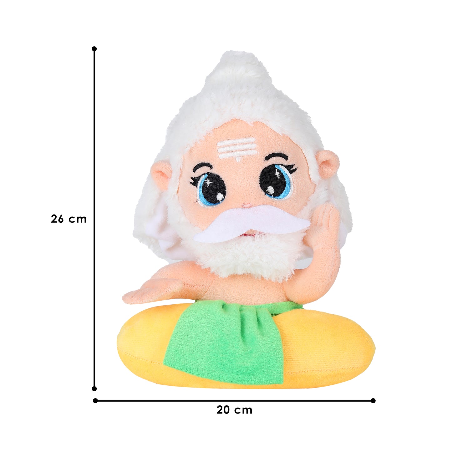 Mantra Chanting Brahma Ji Soft Toy – Soft Plush Toy for Kids | Monday Toys