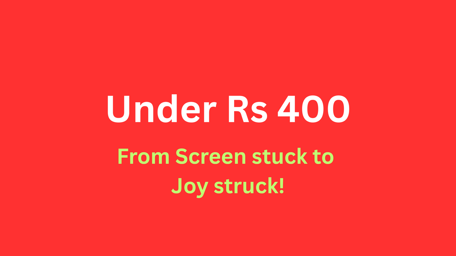 Under Rs 400