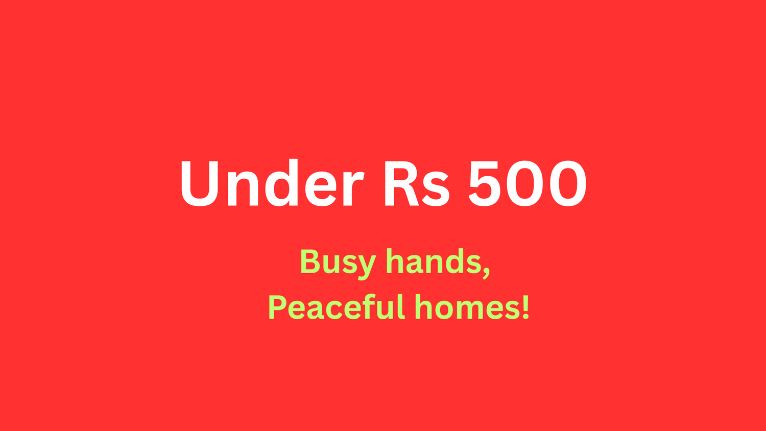Under Rs 500