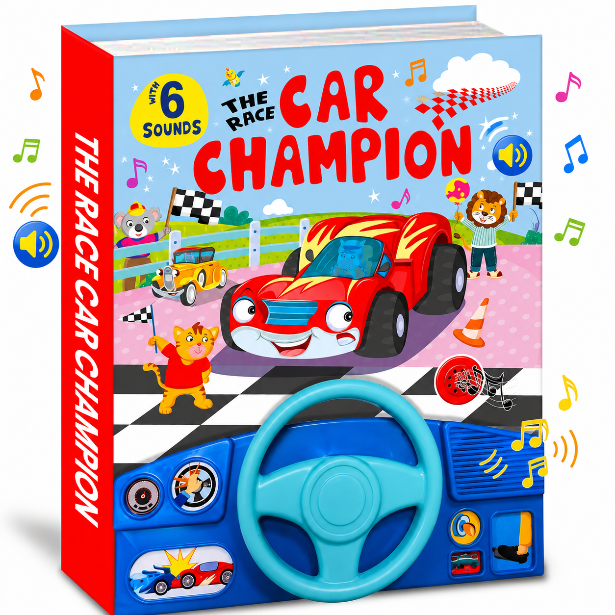 B Car Driver Musical Busy Book - My First Musical Busy Book - Perfect for 1 to 4 years