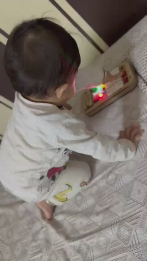 Load video: Real Electric Board Experience Without Any Danger of Electric Shock because busy board is designed to work on low voltage