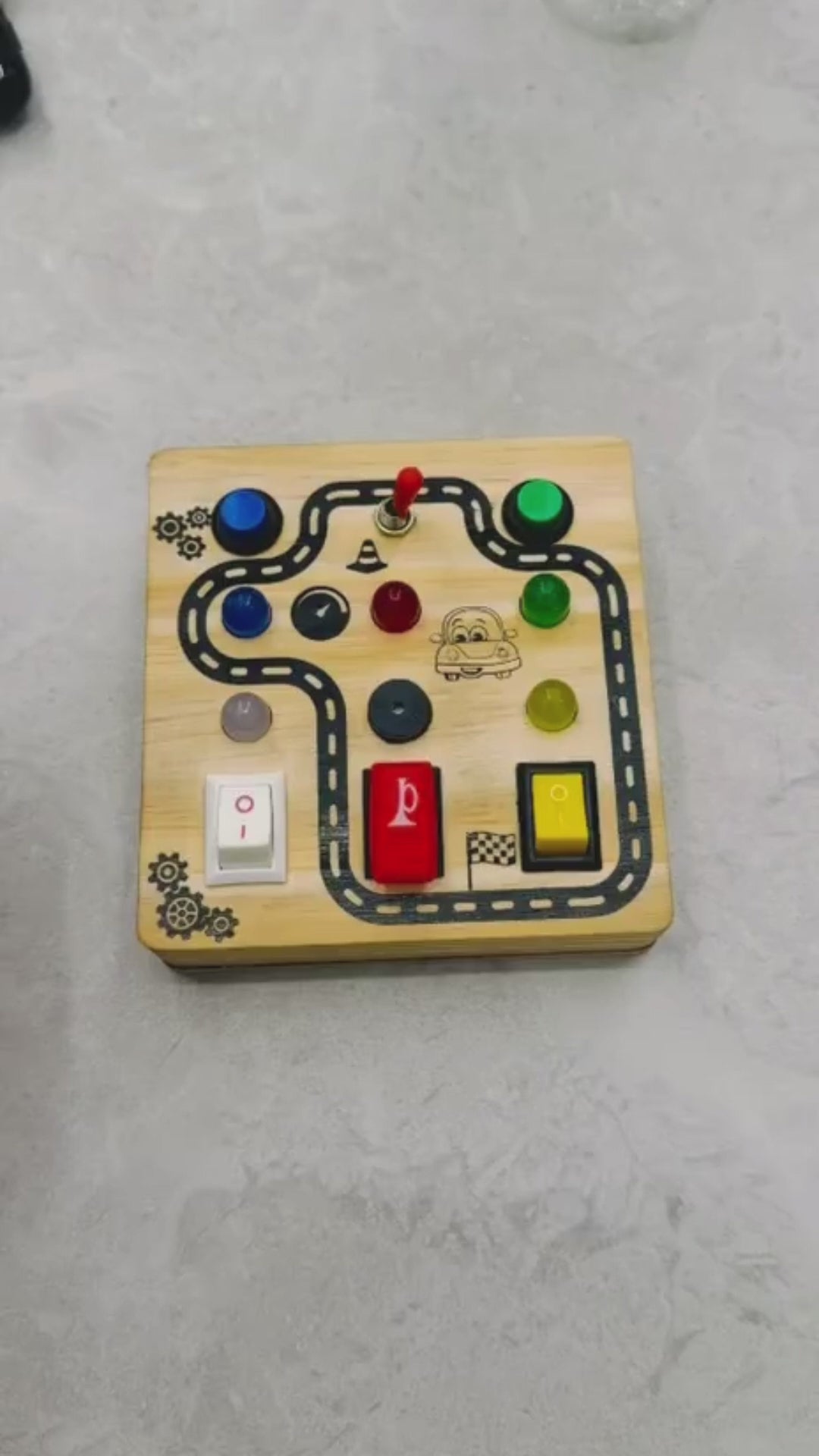 Load video: Real Electric Board Experience Without Any Danger of Electric Shock because busy board is designed to work on low voltage